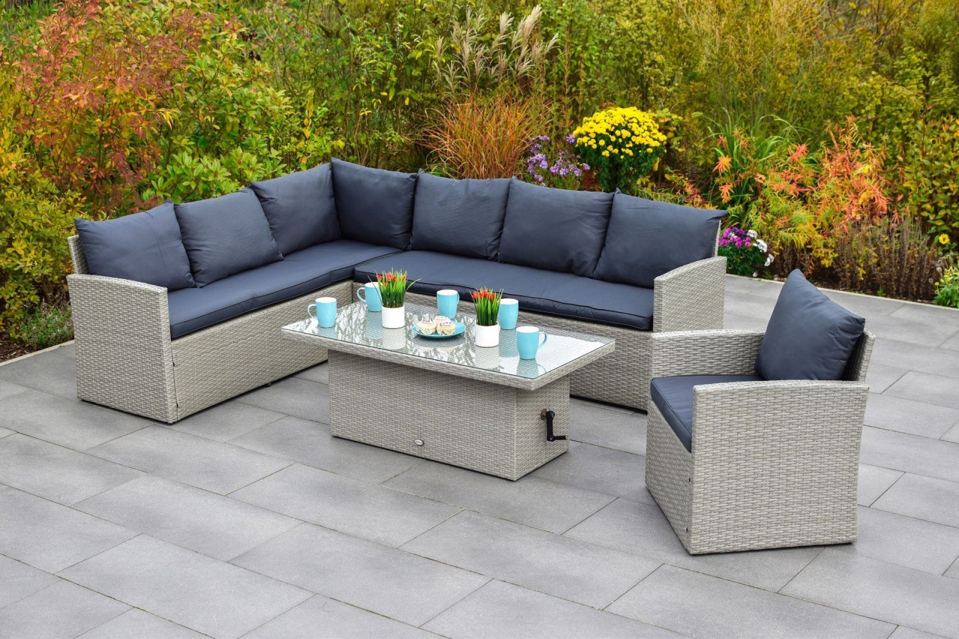 Gartenlounge-Set »Chicago« 15tlg. Gartengruppe